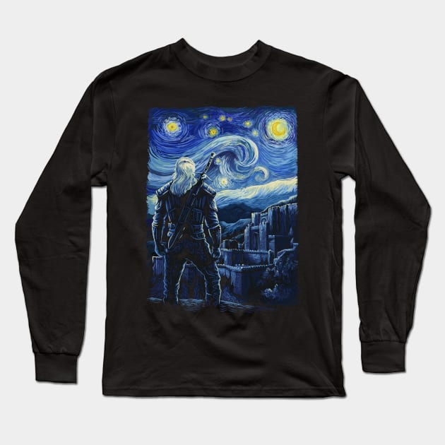 Starry Stronghold Long Sleeve T-Shirt by BER